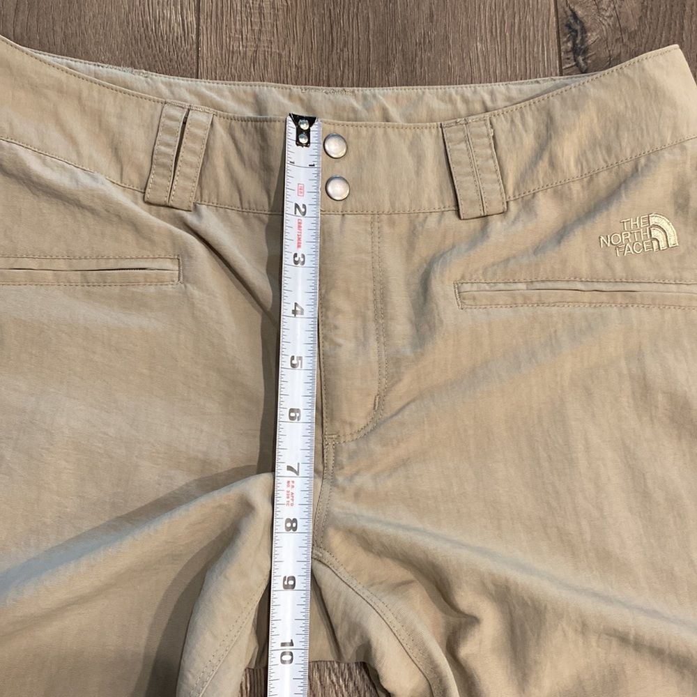 NWOT The North Face Tan Convertible Nylon Hiking Active Pants Size 6 - Picture 9 of 16